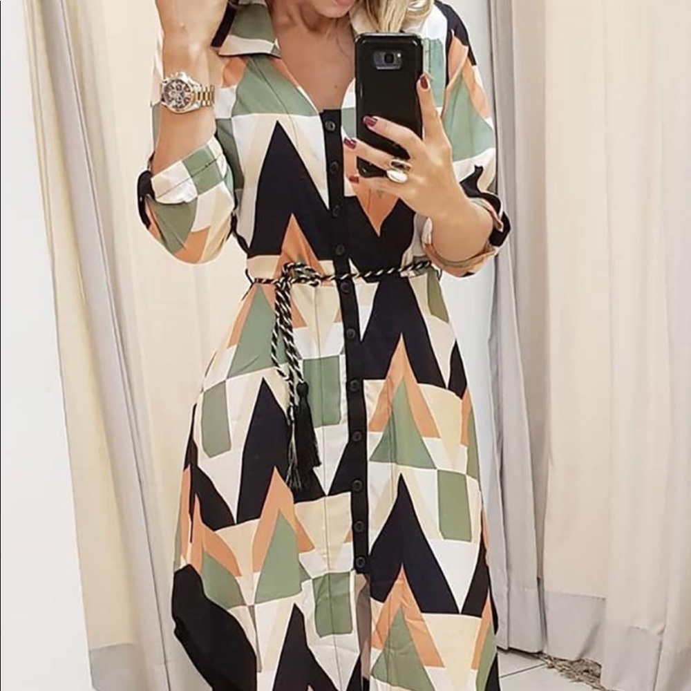 NWOT CBR Bright Color Blocking Dress🎨